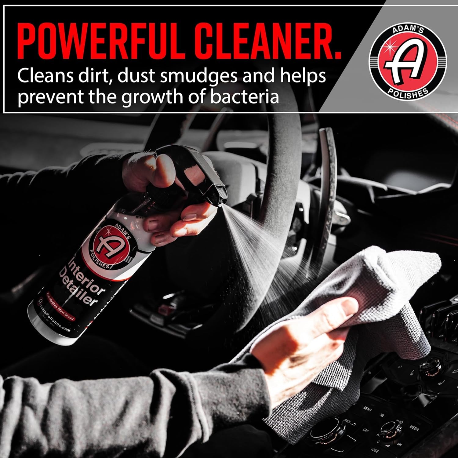 Interior Detailer 16Oz - Total Car Interior Cleaner, Protectant & Dressing, All Purpose Cleaner & Leather Conditioner, Vinyl, Dashboard, Screen, Seat Cleaner & More