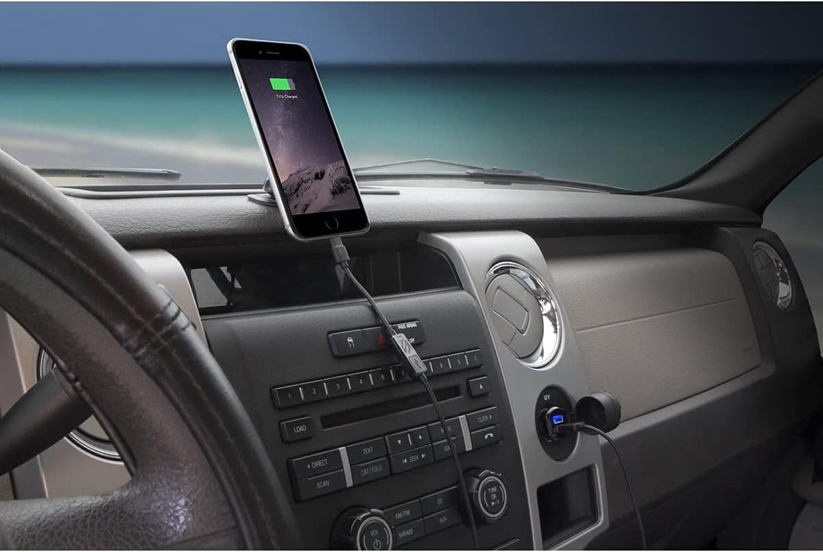Dual USB Fast Charger for SUVs & Road Trips