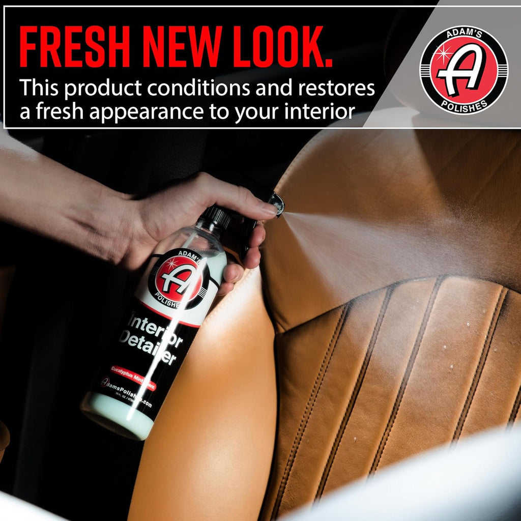 Interior Detailer 16Oz - Total Car Interior Cleaner, Protectant & Dressing, All Purpose Cleaner & Leather Conditioner, Vinyl, Dashboard, Screen, Seat Cleaner & More
