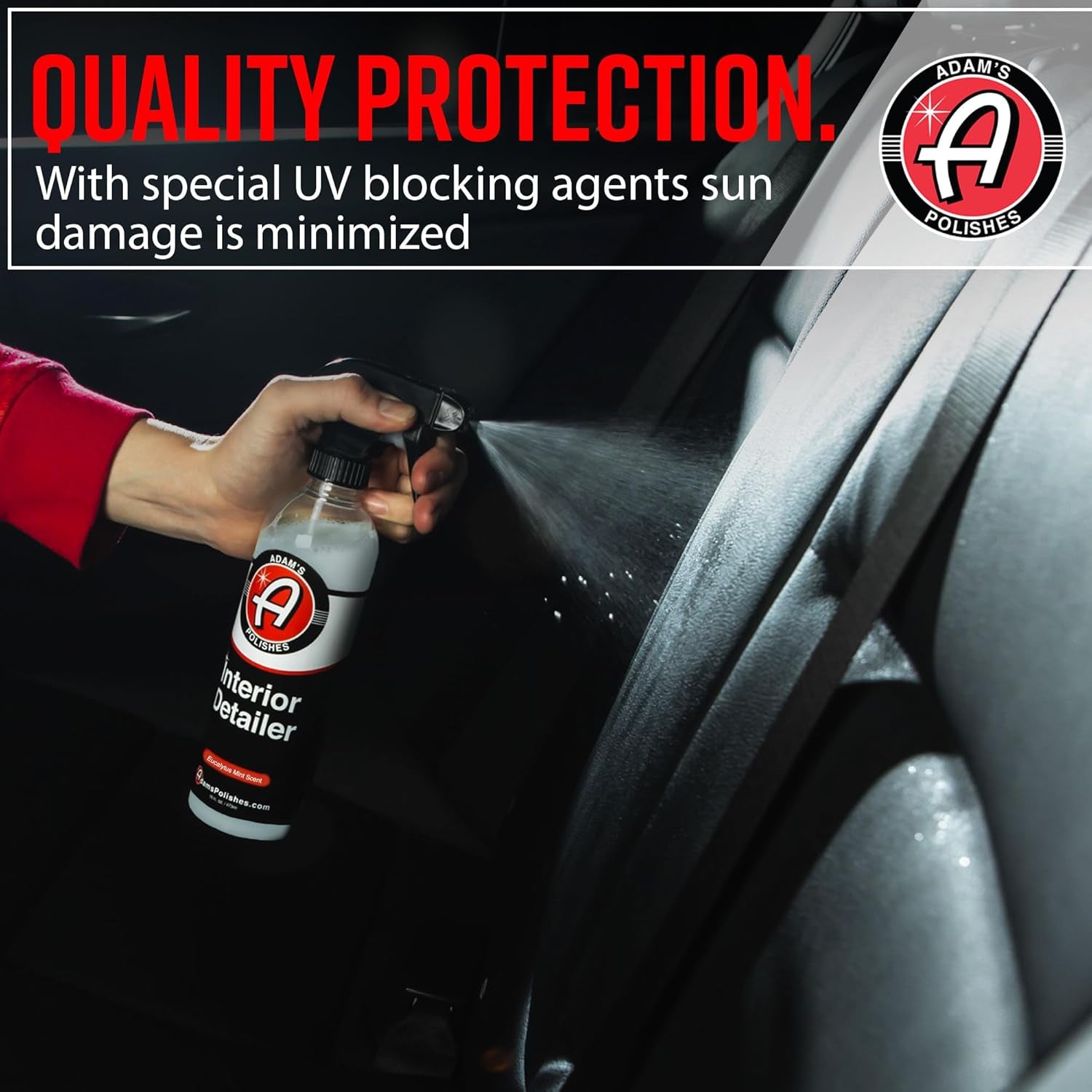 Interior Detailer 16Oz - Total Car Interior Cleaner, Protectant & Dressing, All Purpose Cleaner & Leather Conditioner, Vinyl, Dashboard, Screen, Seat Cleaner & More